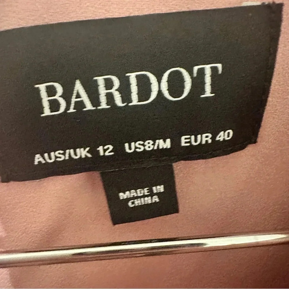 Bardot Floral Ruffle Dress - Pink - Picture 3 of 3